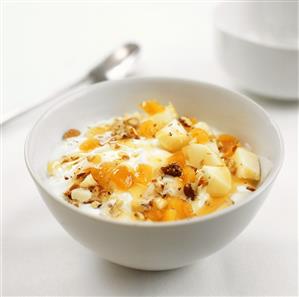 Greek yoghurt with dried apricots