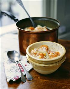 Prawn and fennel chowder