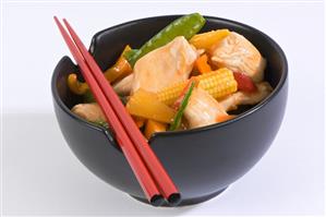 Sweet and sour chicken (Asia)