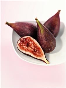 Three whole figs and half a fig