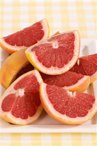 Pieces of grapefruit