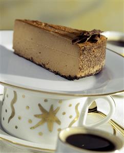 A Slice of Chocolate Cheesecake