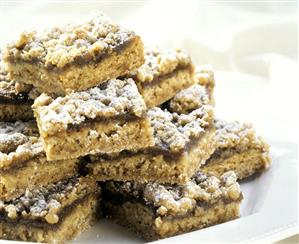 Prune Bars on a Plate