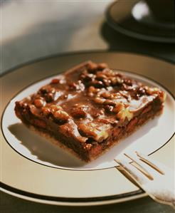 Rich Chocolate Cherry Walnut Dessert Square