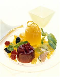 Exotic Fruit Gelatin Molds