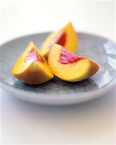 Nectarine Sliced Filled with Fruit Jelly