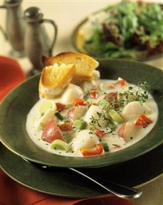 A Bowl of Scallop Chowder