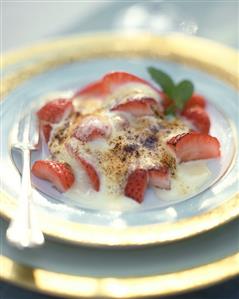 Strawberries and Cream Dessert