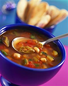 A Bowl of Hearty Minestrone