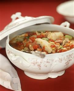 Brunswick Stew with Hen, Rabbit and Squirrel