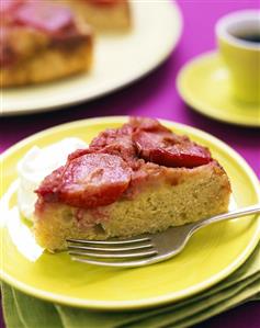 A piece of plum cake