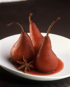 Poached Pears with Star Anise