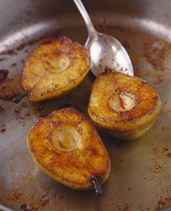 Fried pears