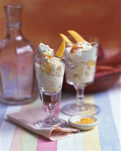 Couscous and mango dessert