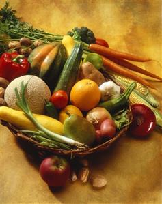 A Basket of Fresh Produce