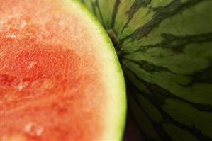 Close Up of a Dulcinea Watermelon; Sliced