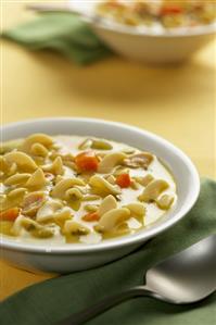 Bowl of Chicken Noodle Soup