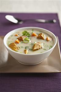 Bowl of Salmon Chowder