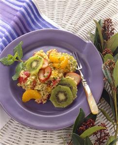 Minted Quinoa Fruit Salad