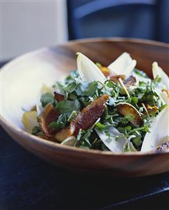 Watercress and Apple Salad with Endive and Bacon