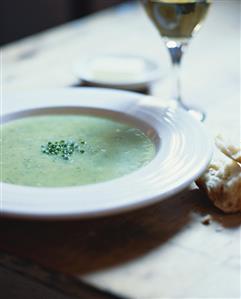 Bowl of Watercress Soup