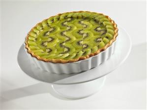 Whole Kiwi Ricotta Cheese Tart