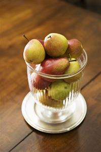 Pear Centerpiece on a Table