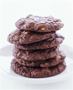 Stack of Chocolate Cookies