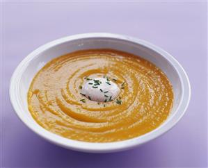 Bowl of Creamy Squash Soup