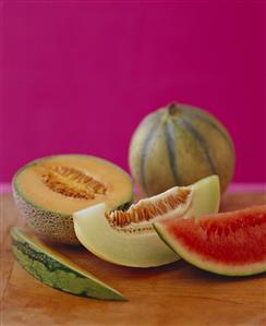 Various Melon Slices