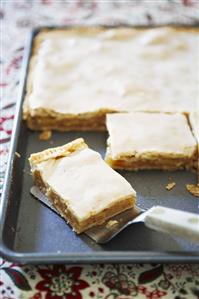 Iced Apple Pastry in a Sheet Pan