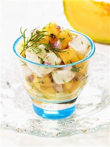 Ceviche with Melon