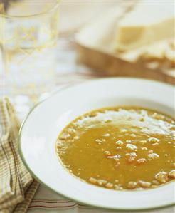 Bowl of Split Pea Soup