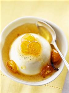 Pannacotta with Kumquat Topping