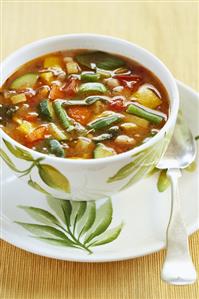 Bowl of Minestrone Soup