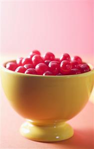 Bowl of Cherry Sours; Old Fashioned Candy