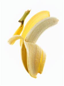 Partially Peeled Banana