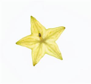 Slice of Fresh Star Fruit