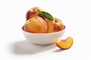 Bowl of Peaches, Peach Slice