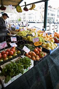 Rialto Market in Venice Italy