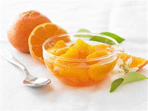 Bowl of Mandarin Oranges in Syrup