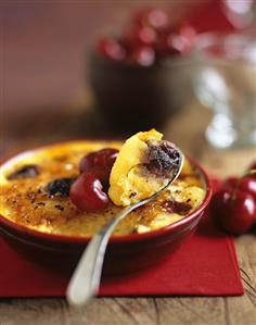 Cherry Creme Brulee