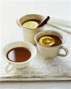 Three Assorted Cups of Mulled Cider