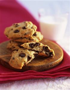 Chocolate Cookies with Milk