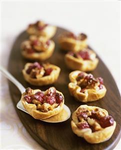 Cranberry Walnut Tartlets