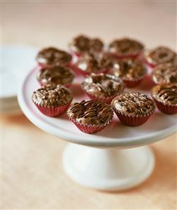 Mini Peanut Butter and Chocolate Cheesecake Cups