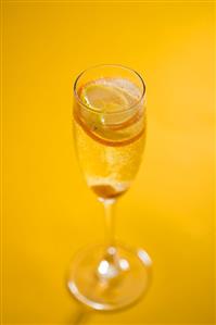 Sparkling wine with orange