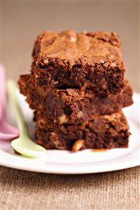 Brownies de nueces. Receta disponible.