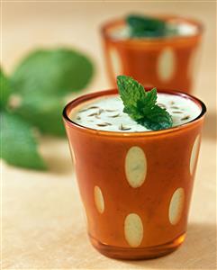 Lassi con guisantes. Receta disponible.