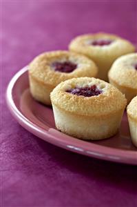 Pastelitos de frambuesa.  Receta disponible.